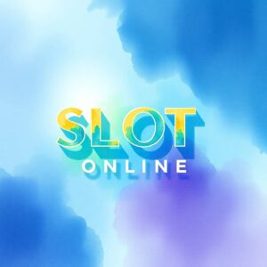 Delicate watercolor painting of SLOT ONLINE, volumetric lighting, cool colors, translucent washes, fluid brushstrokes, blues, greens, purples